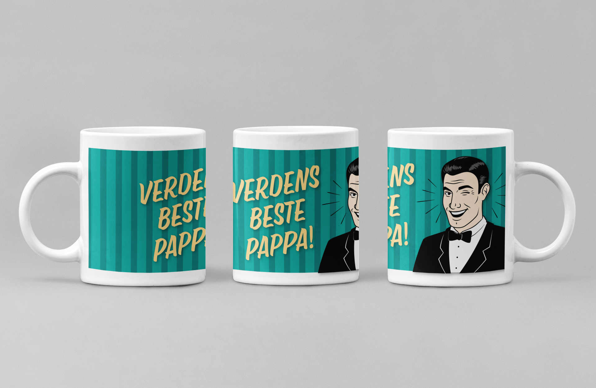 Bilde av en kopp med motiv "verdens beste pappa"